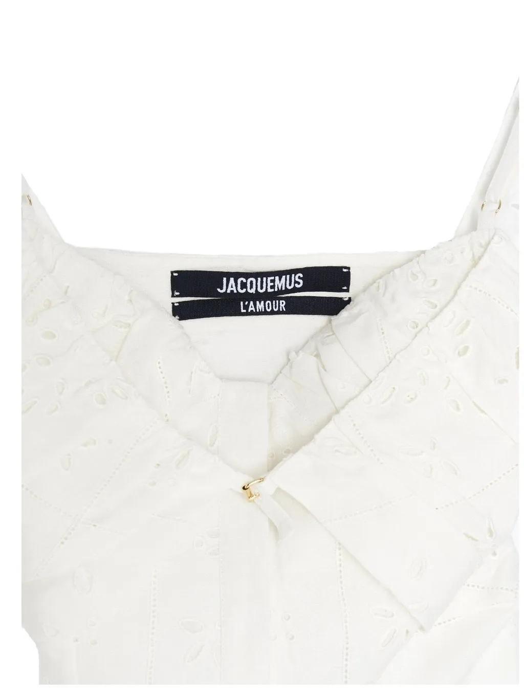 Cropped Broderie Anglaise Top