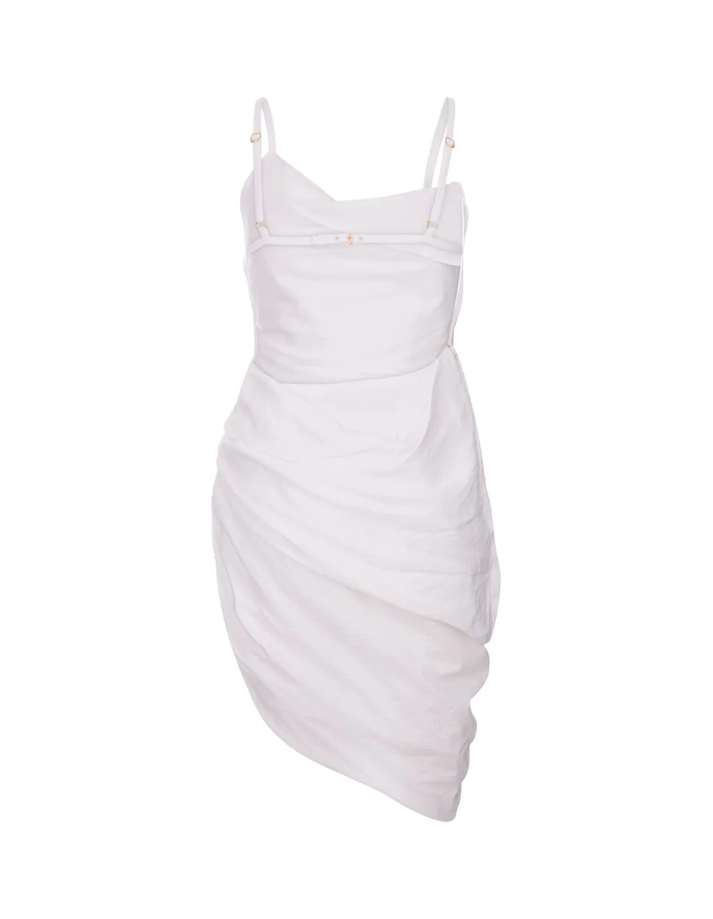 Asymmetric Ruched Dress
