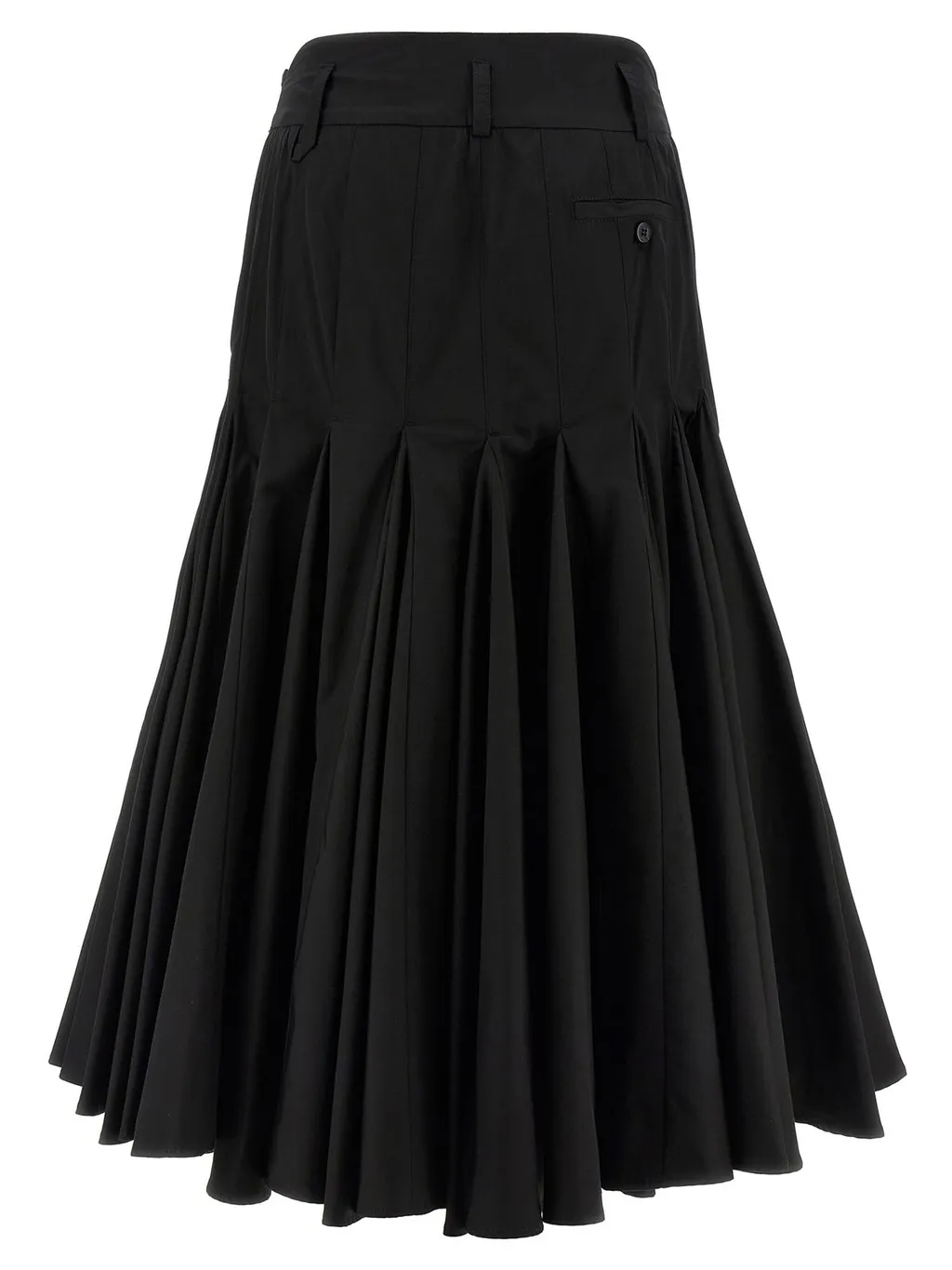 Pleated Maxi Skirt