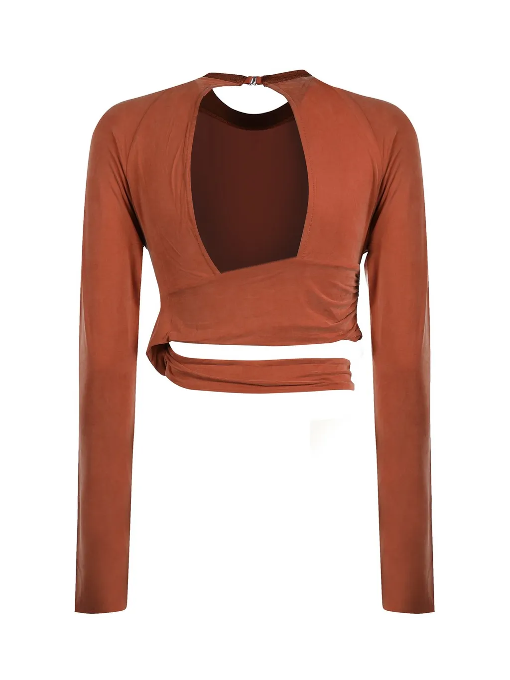 Cut-Out Ruched Top