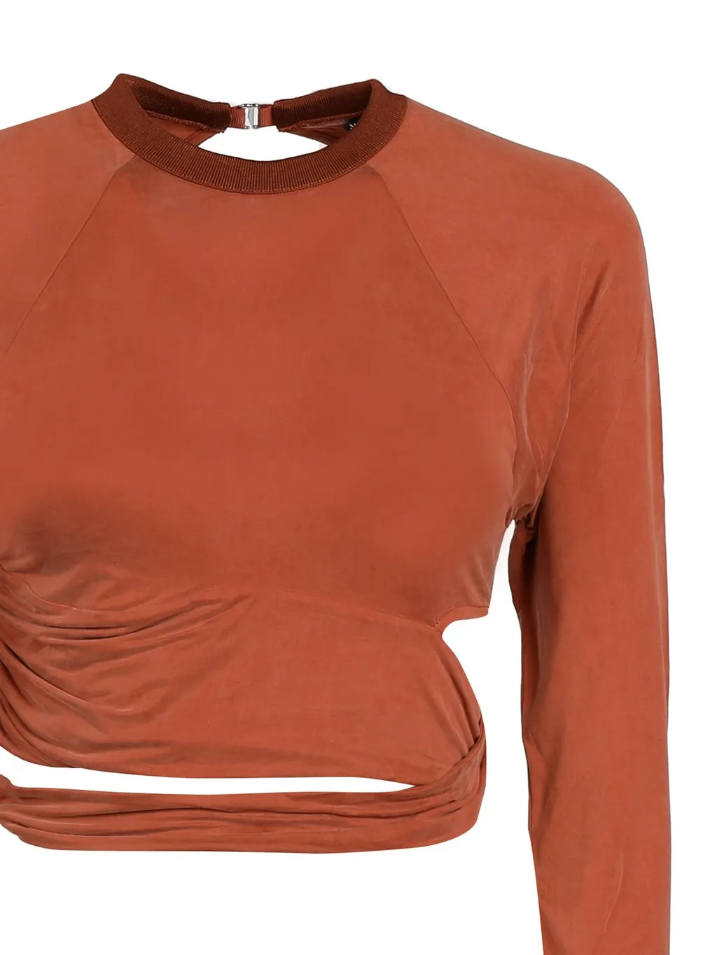 Cut-Out Ruched Top