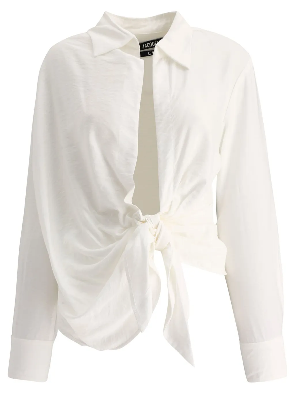 Asymmetric Tie Front Shirt