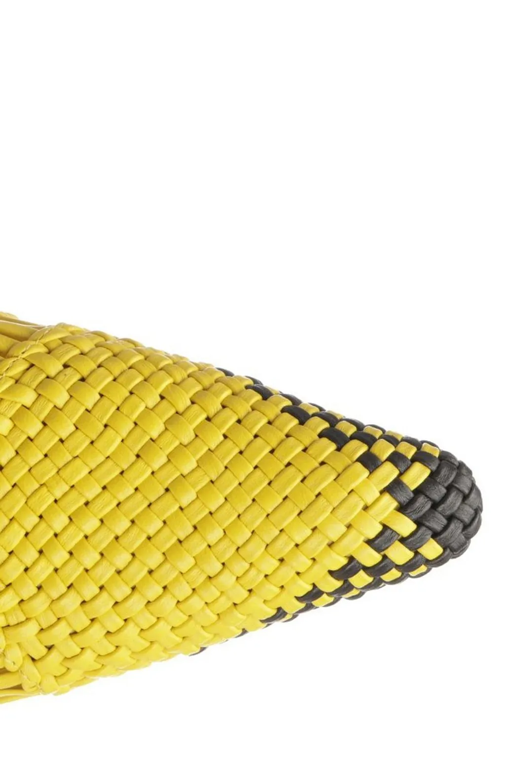 Woven Slingback Kitten Heels