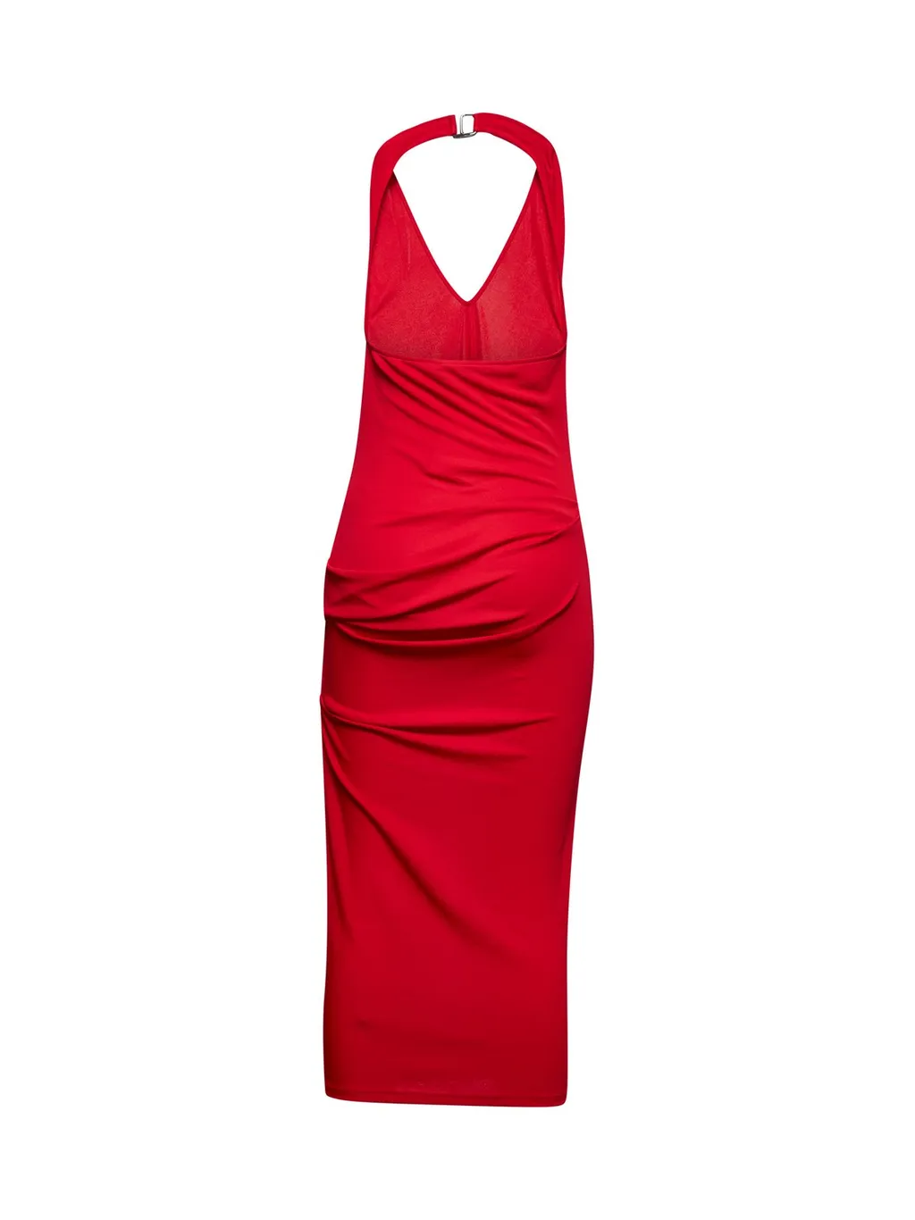 Halterneck Ruched Dress