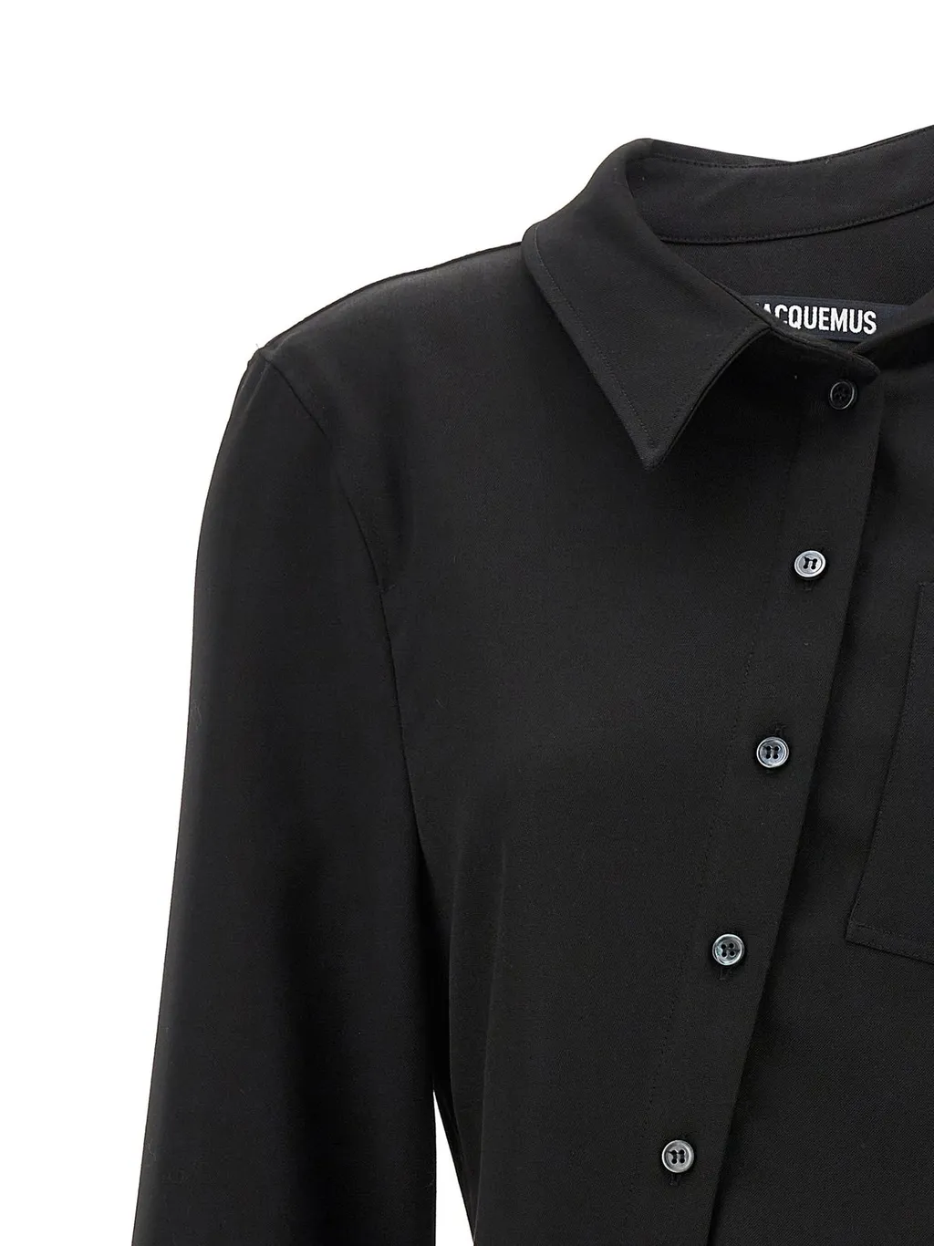 Asymmetric Button-Up Shirt