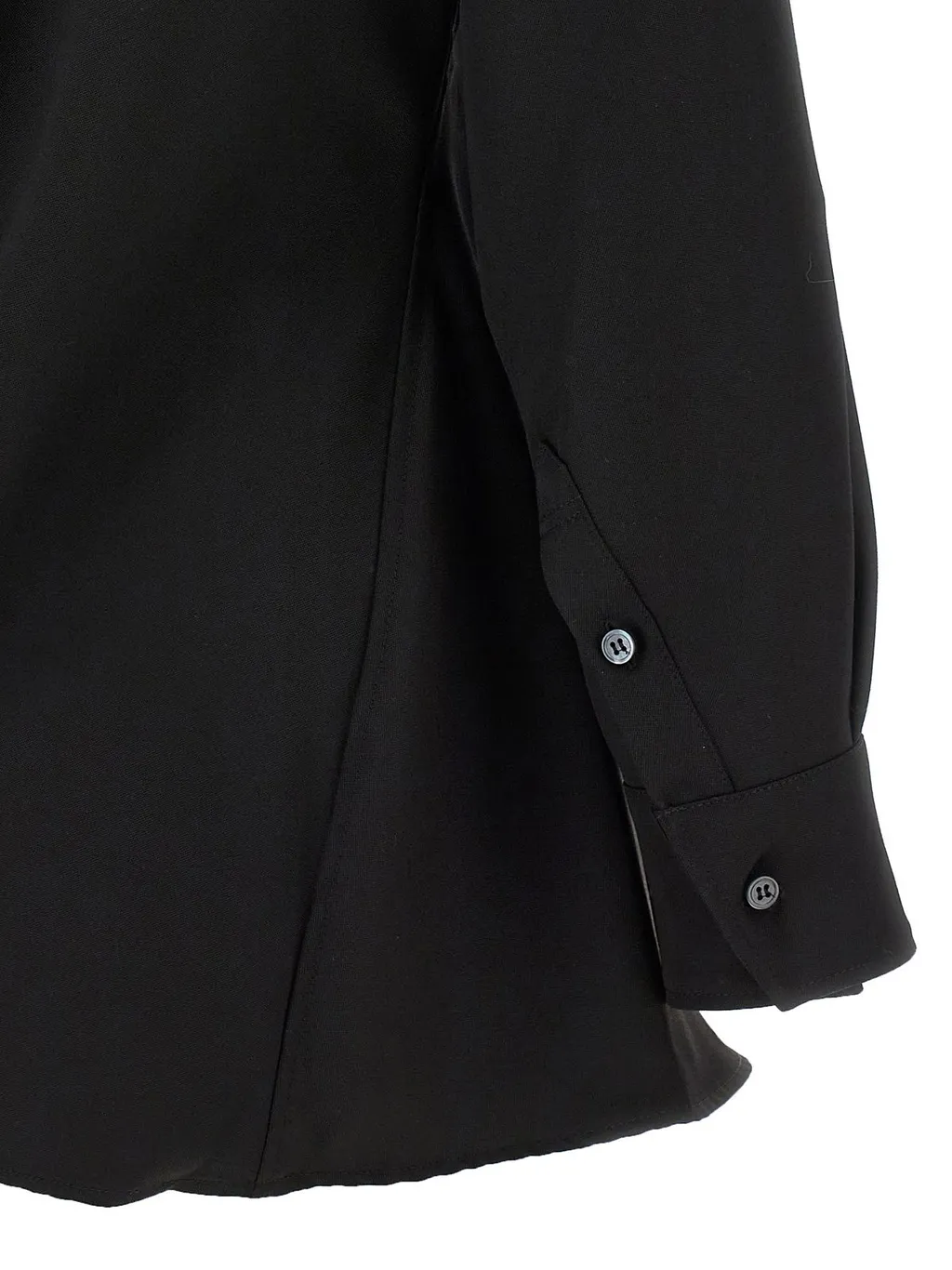 Asymmetric Button-Up Shirt