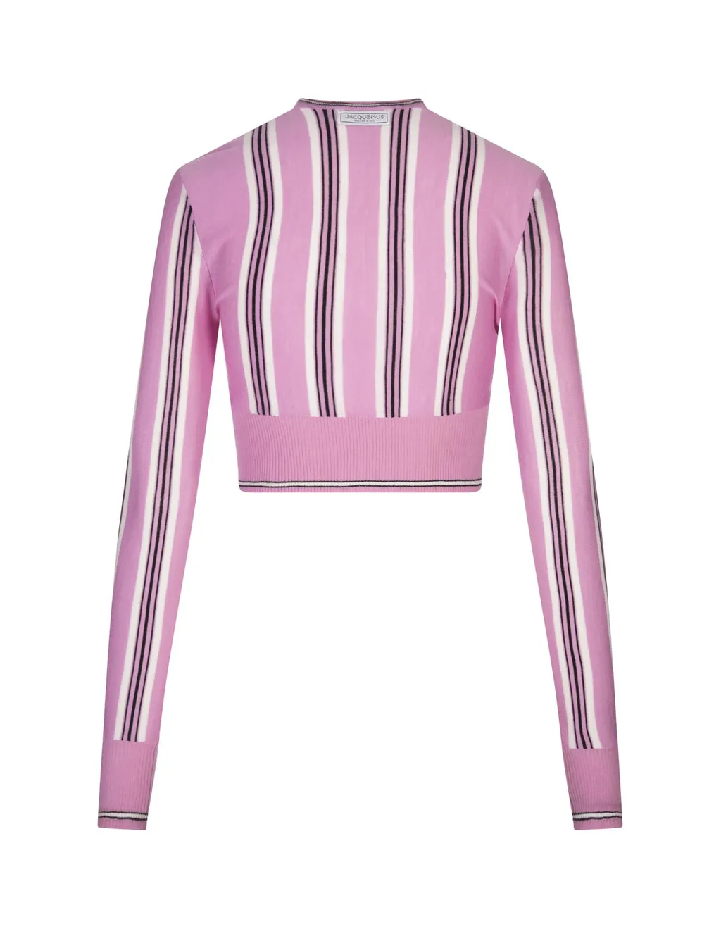 Striped Cropped Cardigan