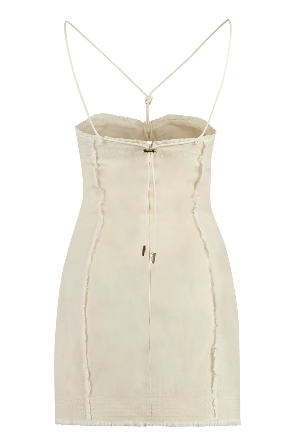 Mini Dress With Ruffled Bustier