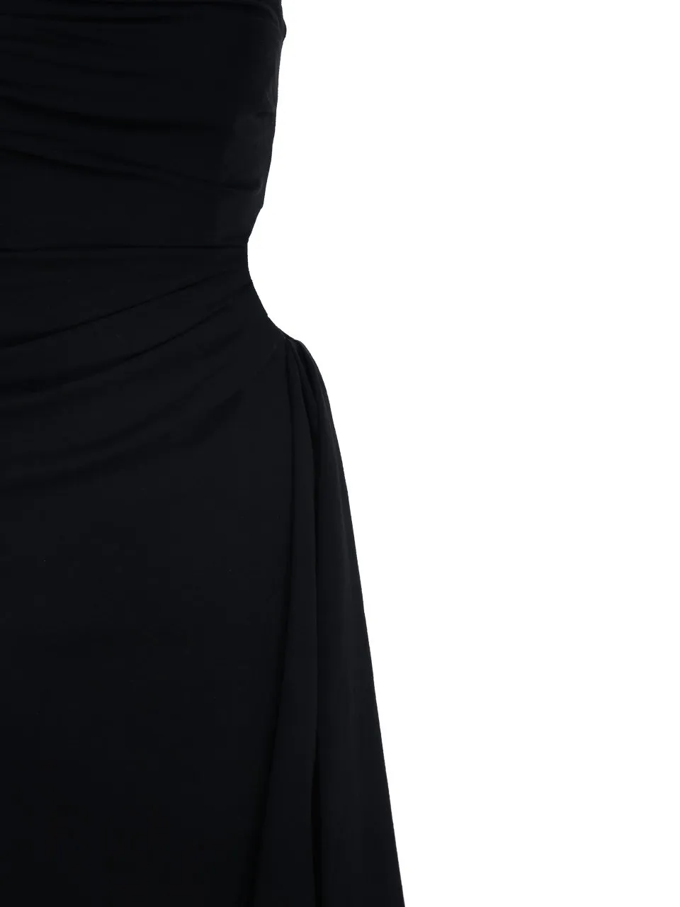 Asymmetric Draped Dress