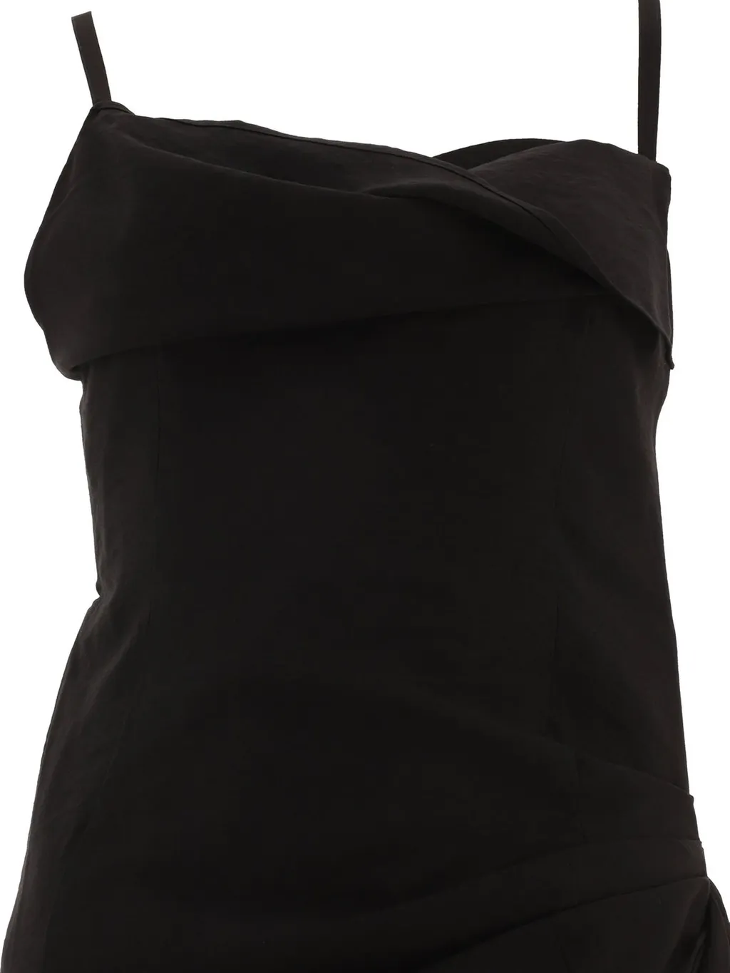 Asymmetric Draped Gown