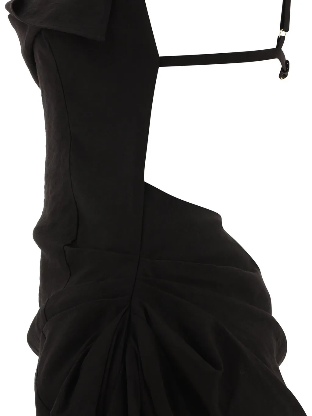 Asymmetric Draped Gown