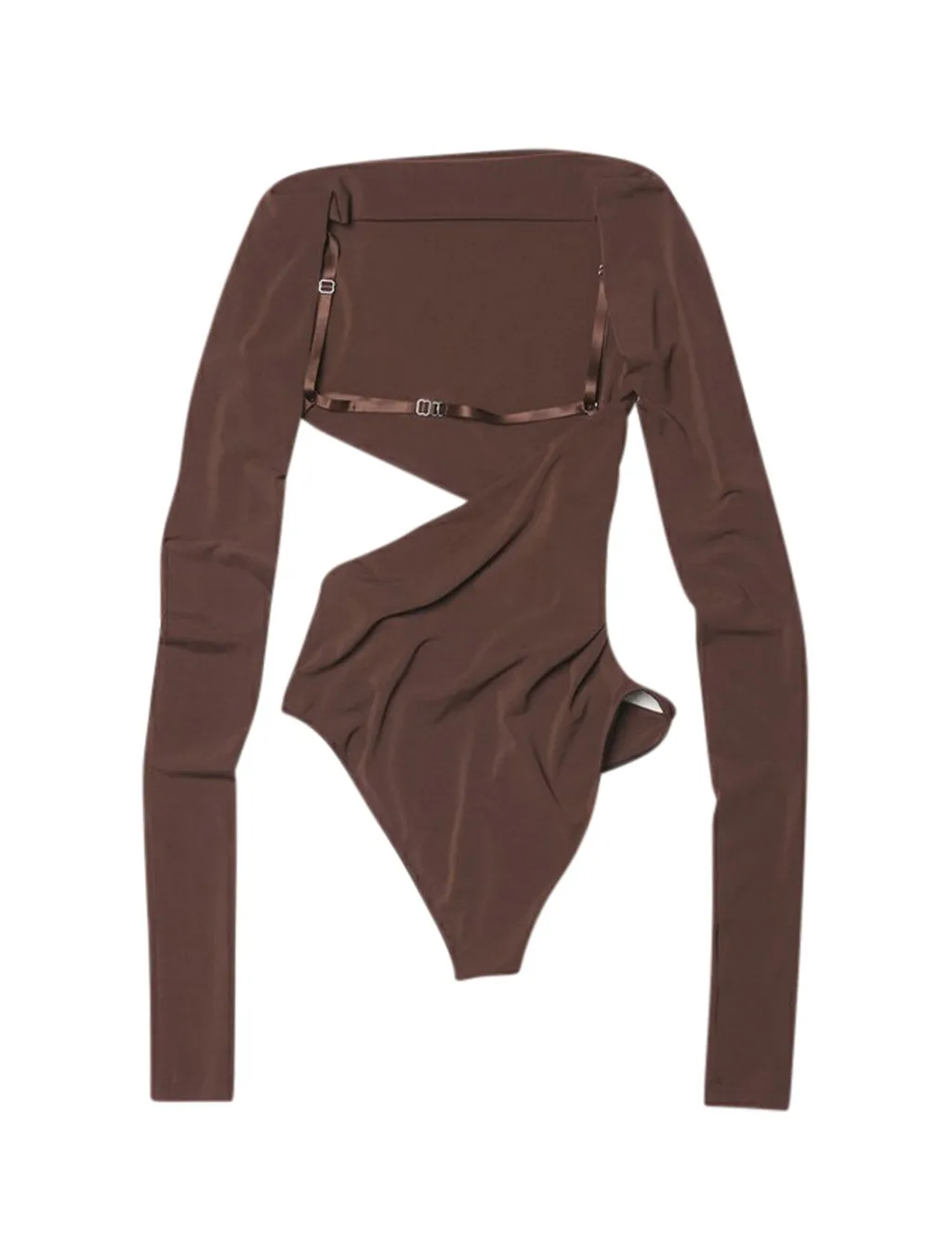 Asymmetric Cutout Bodysuit
