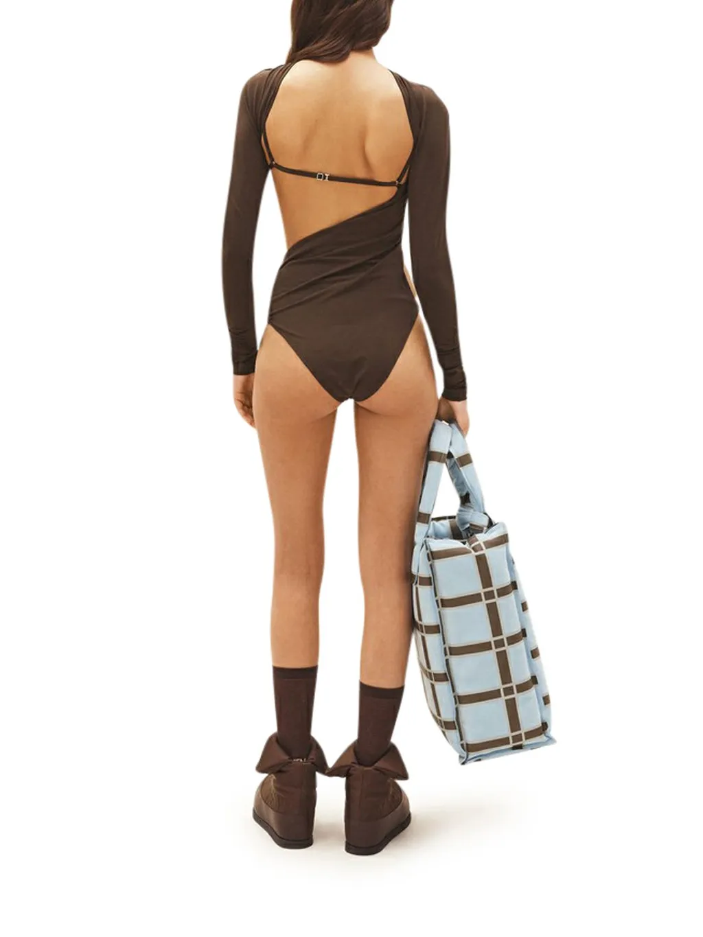 Asymmetric Cutout Bodysuit