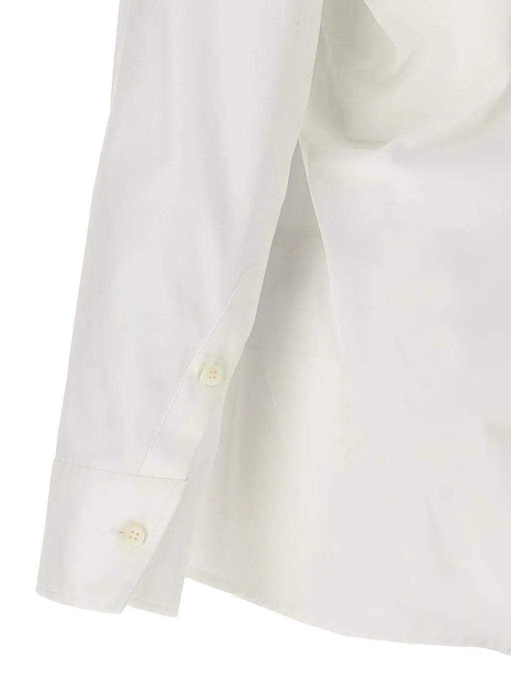 Asymmetric Poplin Shirt