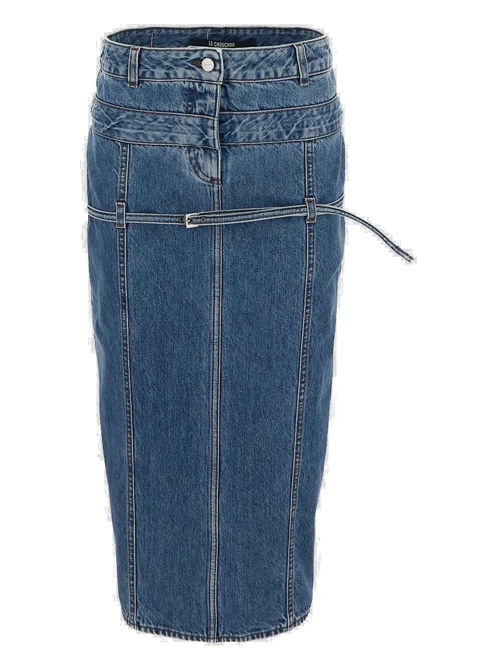 Denim Maxi Skirt