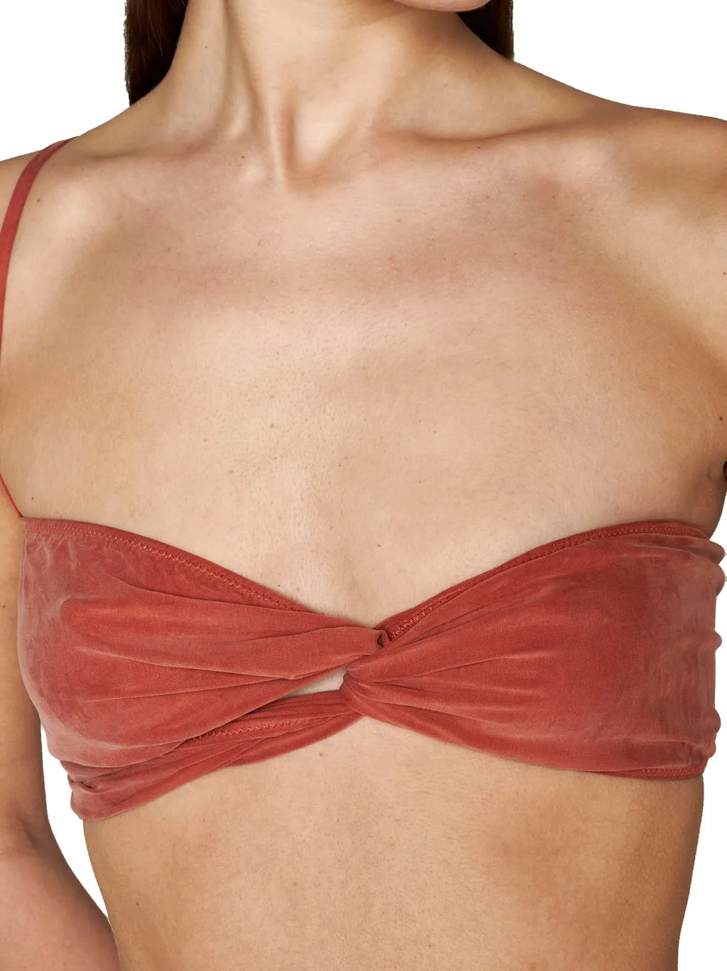 Twisted Bandeau Bikini Top