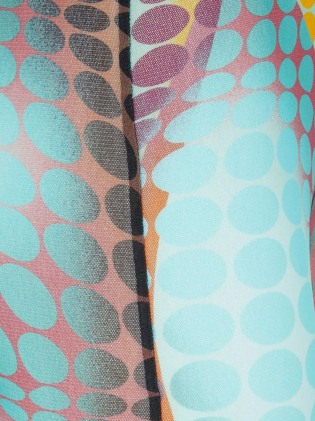 Mesh Flare Pants