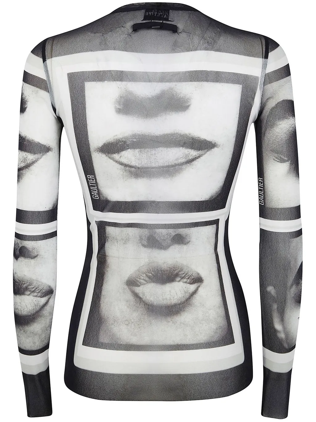 Long Sleeve Mesh Top