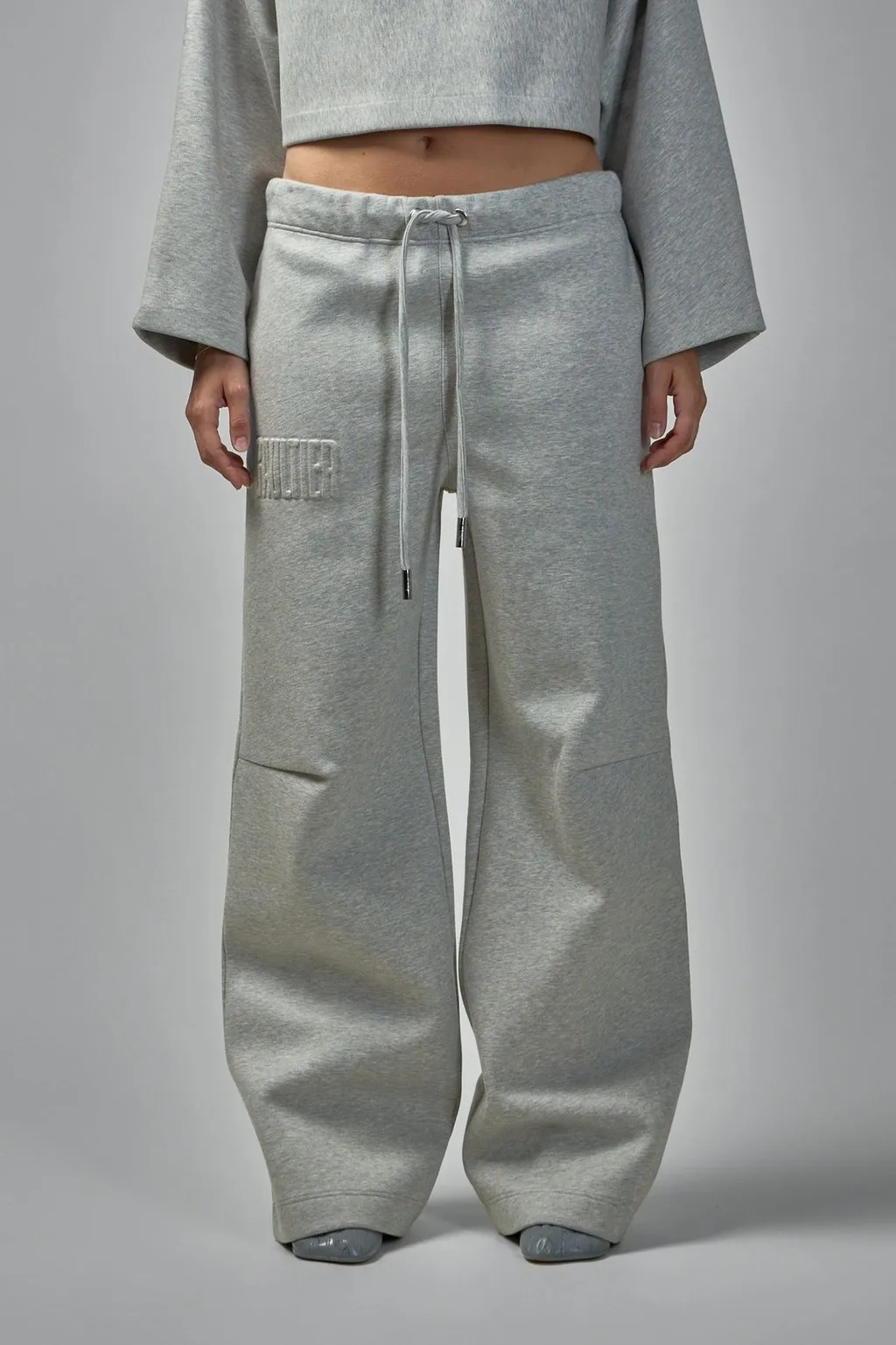 Wide-Leg Sweatpants