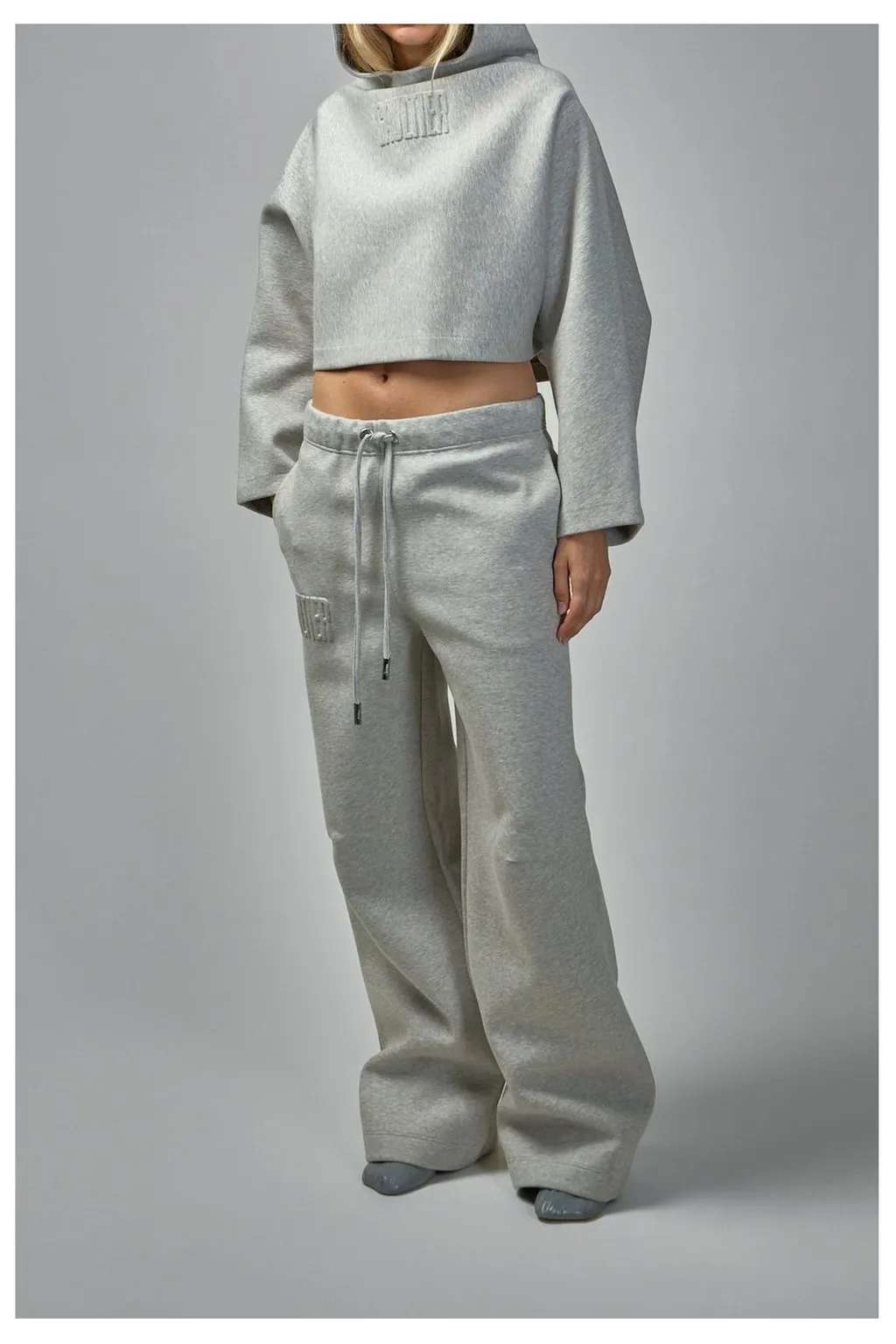 Wide-Leg Sweatpants