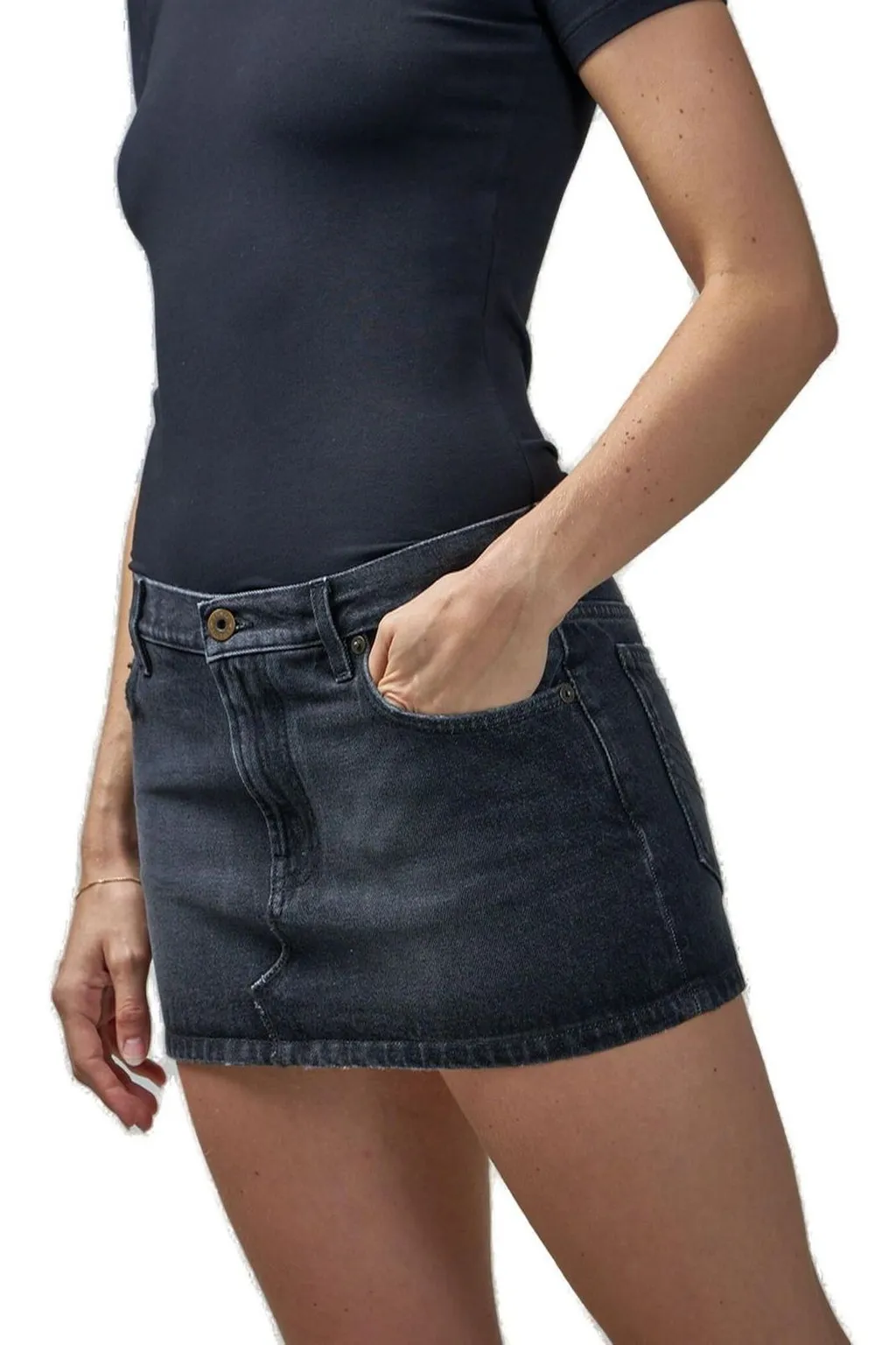 Denim Mini Skirt
