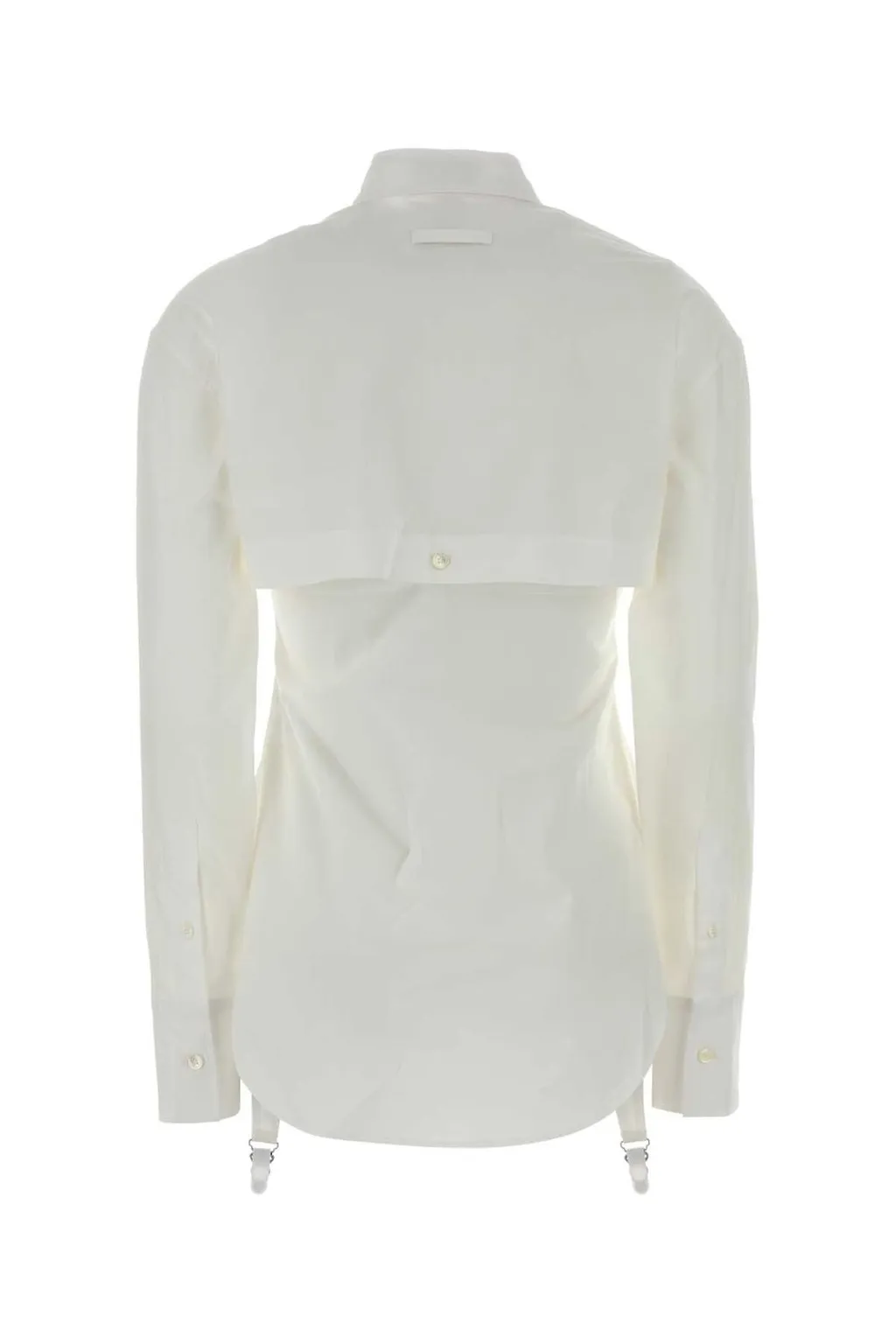 Shirt With Garter Straps