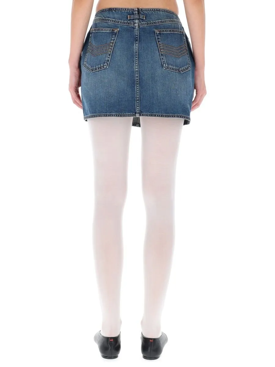 Denim Mini Skirt