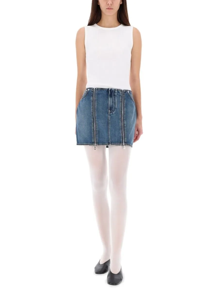 Denim Mini Skirt