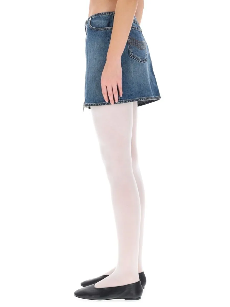 Denim Mini Skirt