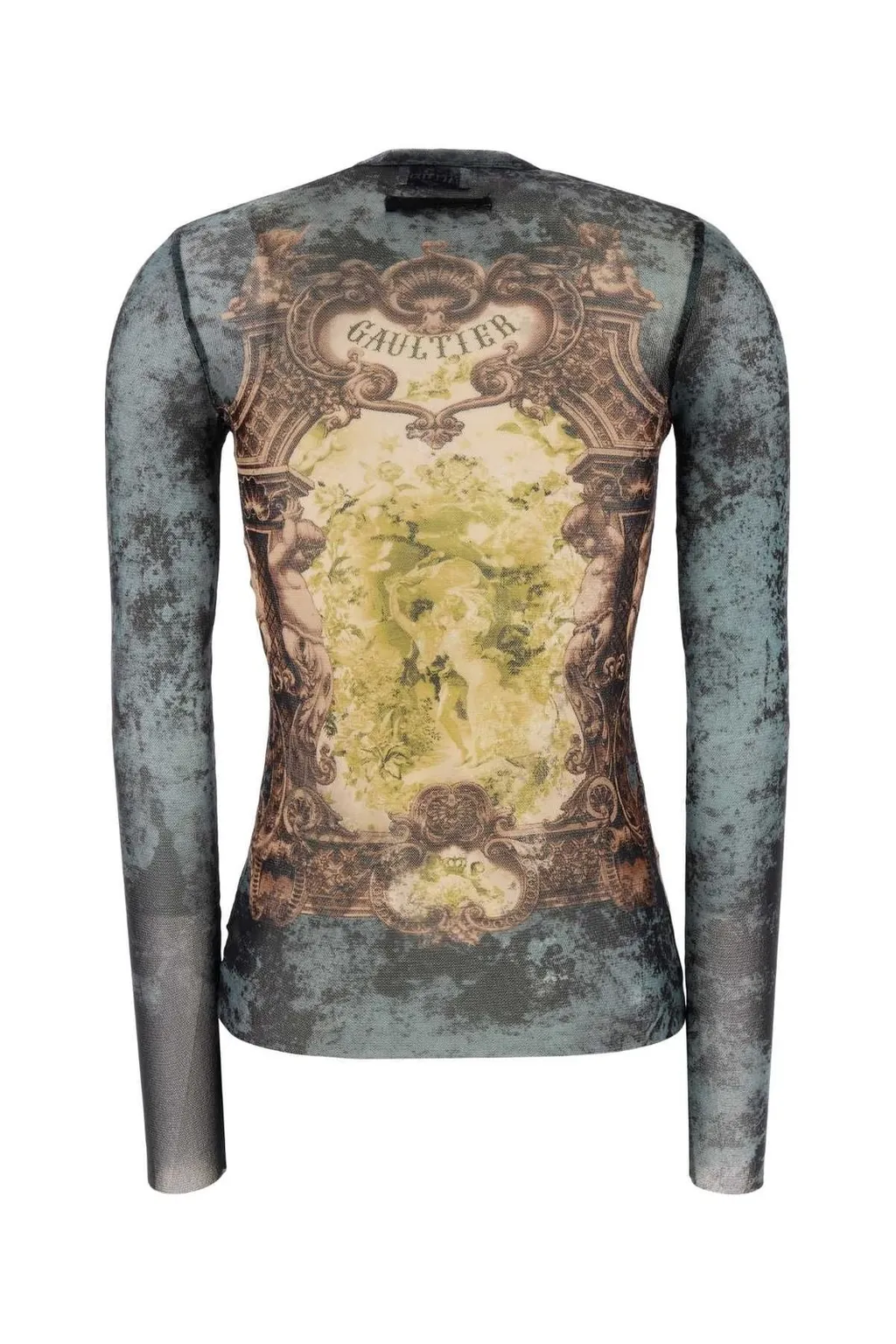 Mesh Long Sleeve Top