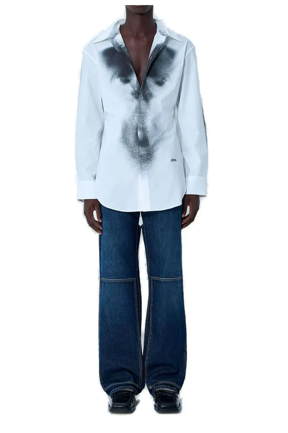 Printed Cotton Poplin Shirt