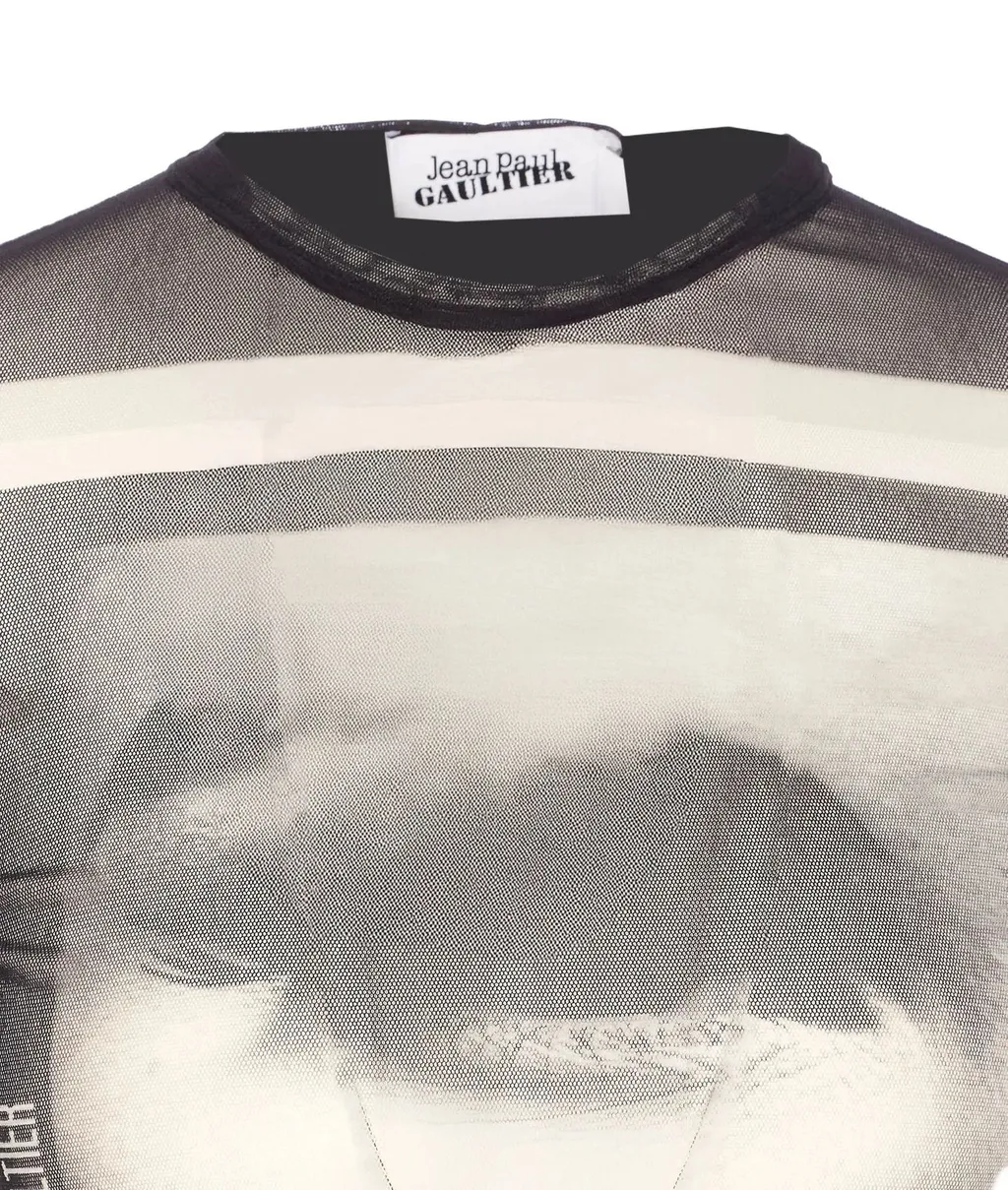 Mesh Top With Photographic Print