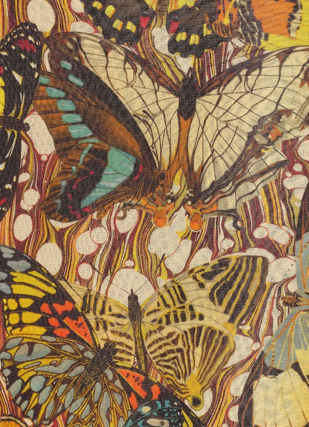Butterfly Print Maxi Skirt