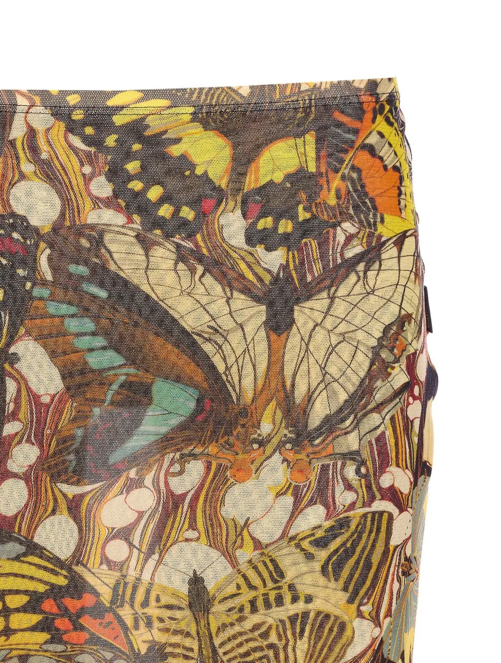 Butterfly Print Maxi Skirt