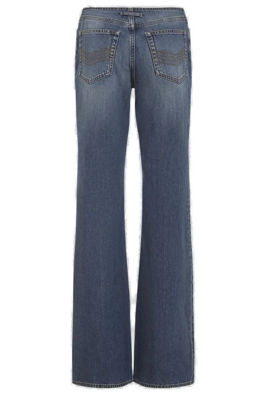 Flared Jeans With Zippers