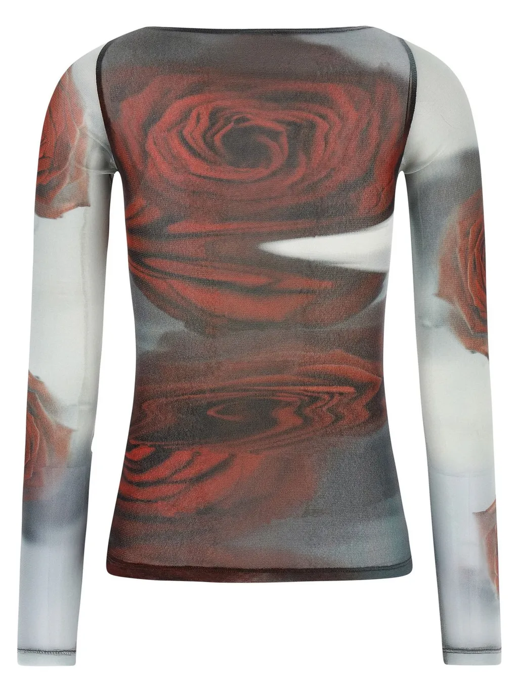 Long Sleeve Mesh Top