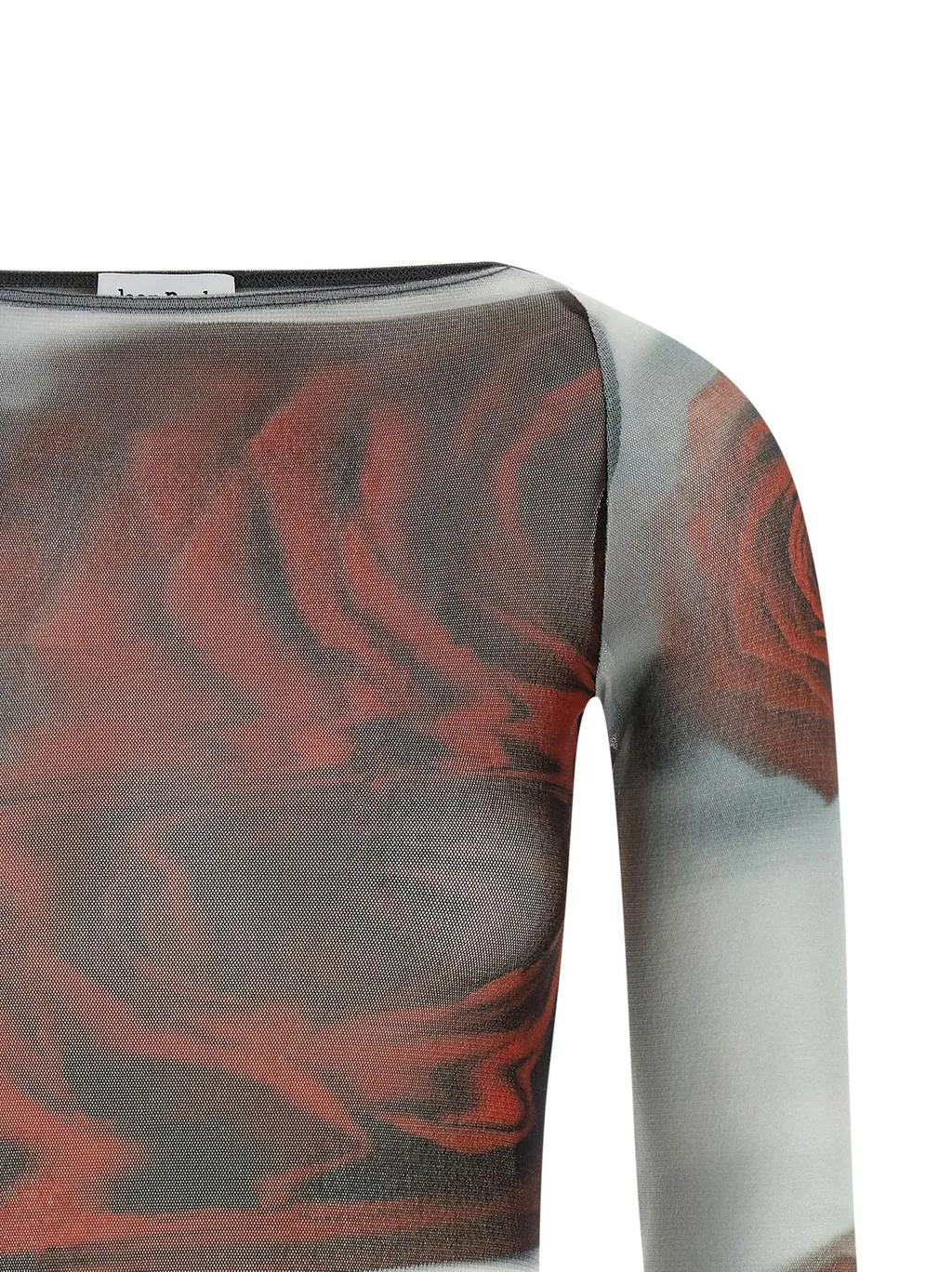 Long Sleeve Mesh Top