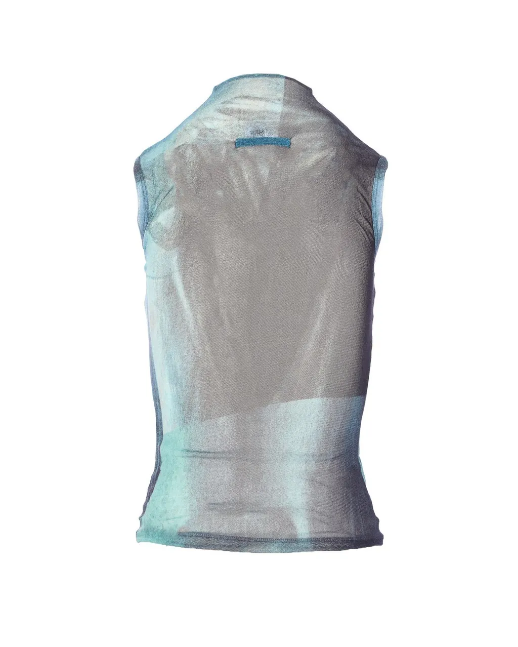 Mesh Turtleneck Top