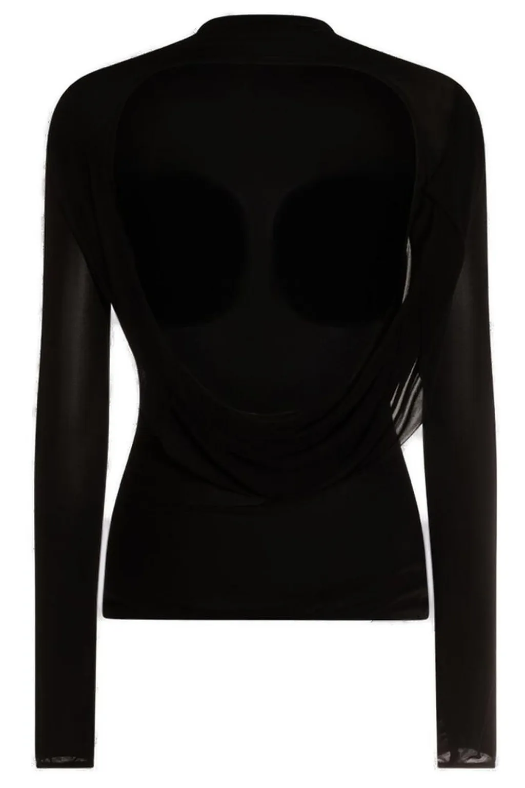 Sheer Long-Sleeve Top