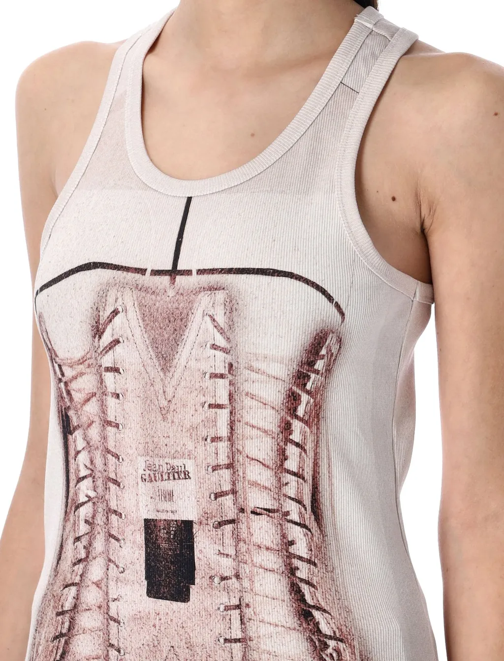 Corset Print Tank Top
