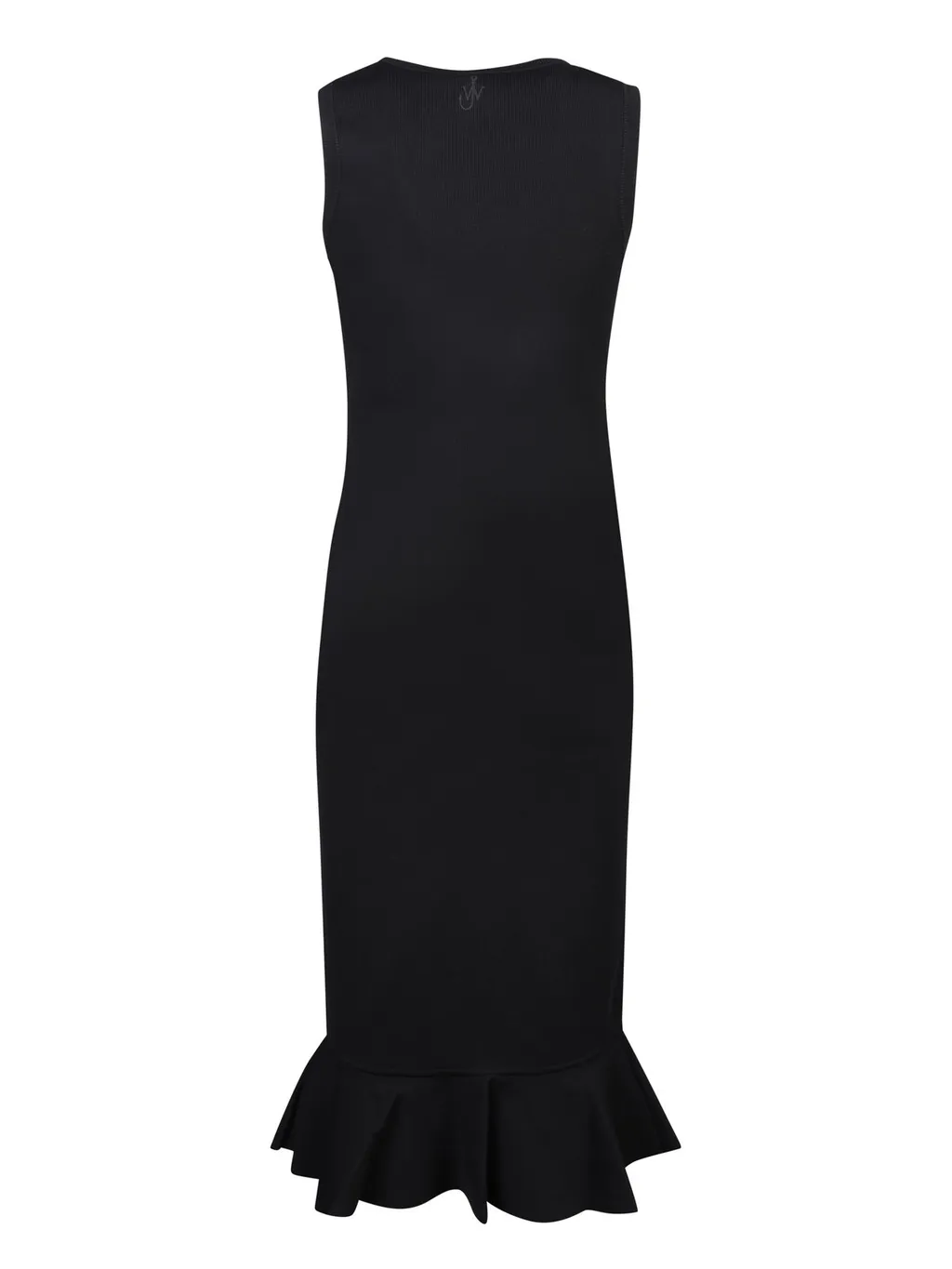 Sleeveless Midi Dress With Ruffle Hem