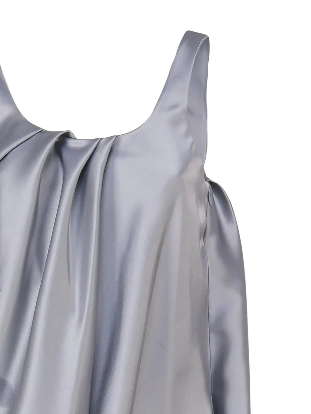 Satin Balloon Dress