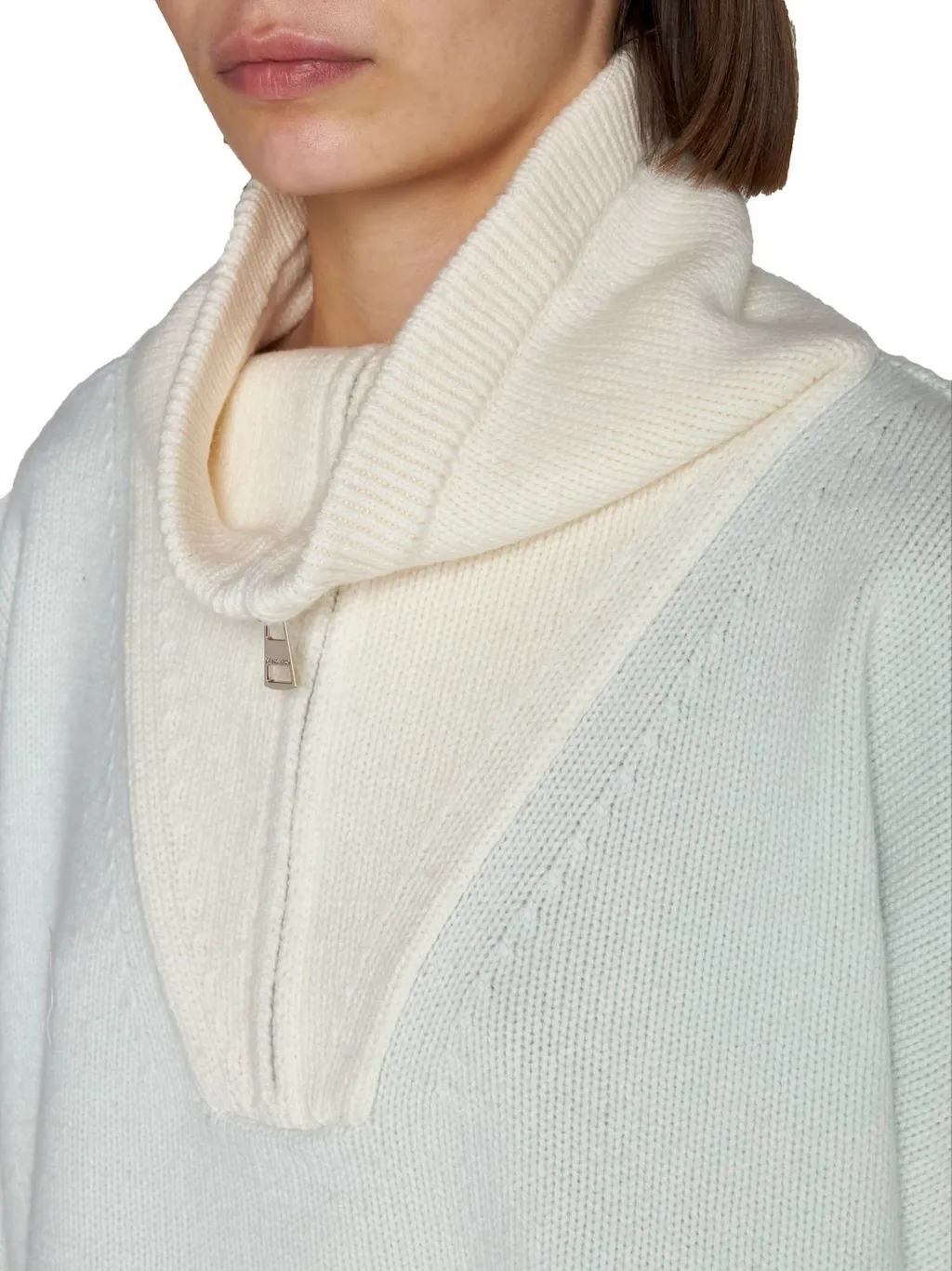 Cropped Half-Zip Sweater
