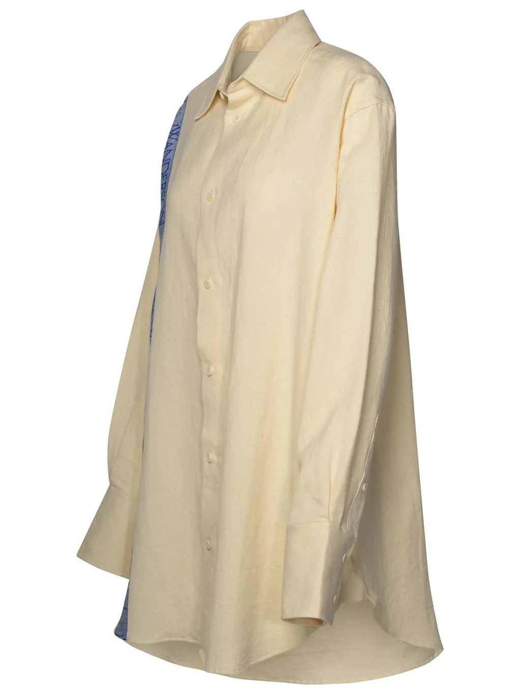 Oversized Shirt With Side Logo Tape