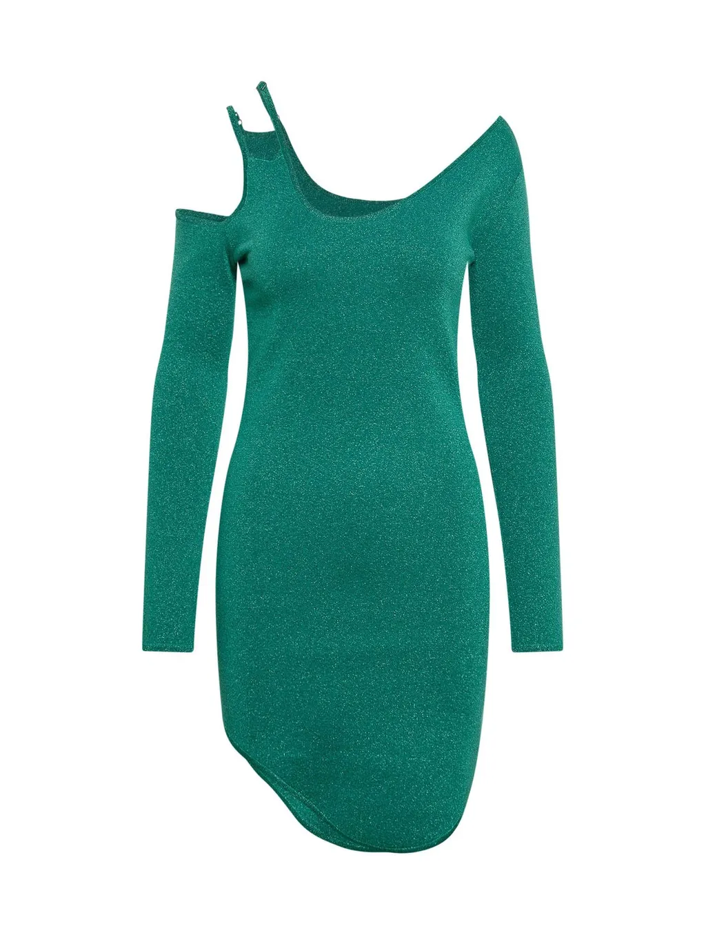 Asymmetrical Cut-Out Mini Dress