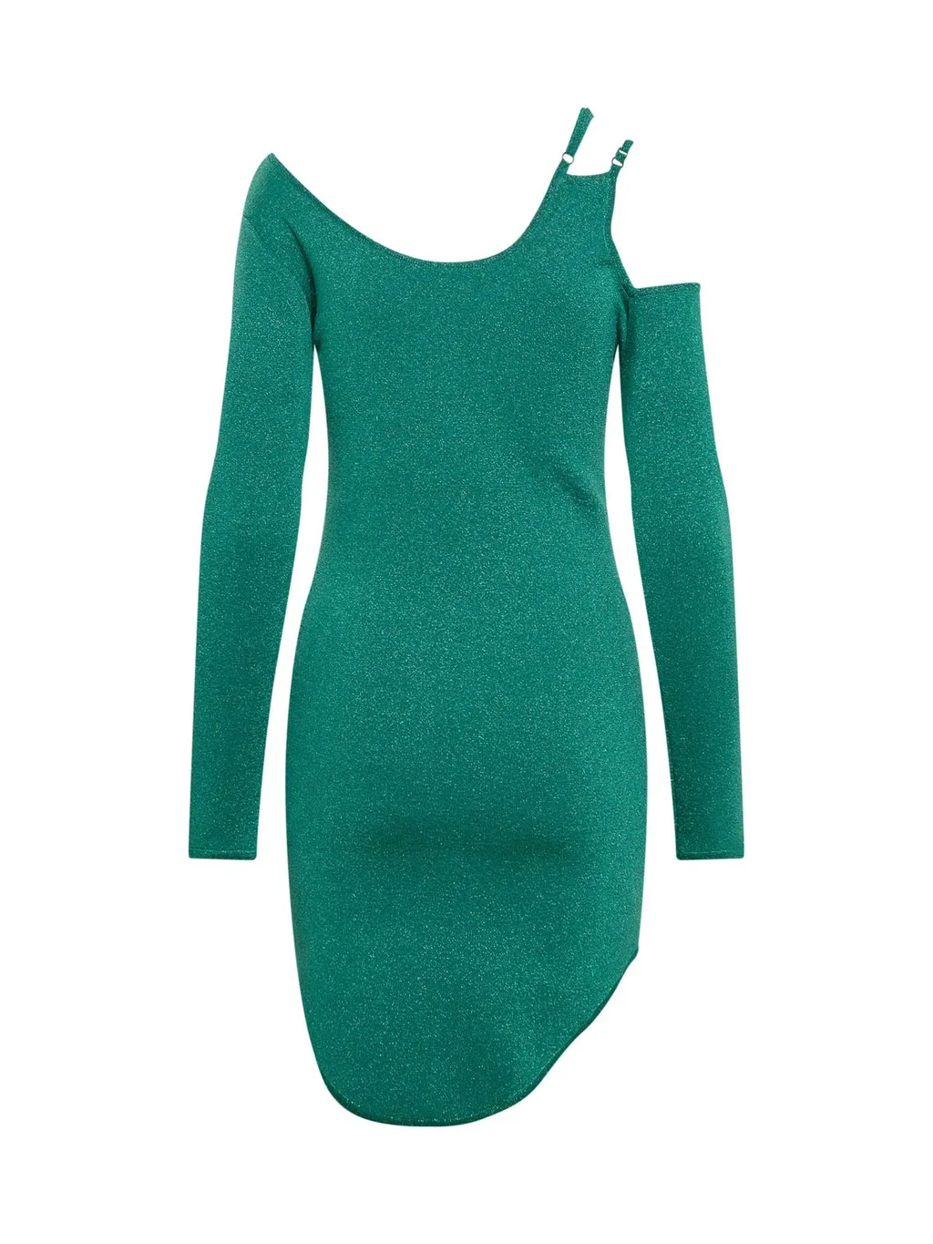 Asymmetrical Cut-Out Mini Dress