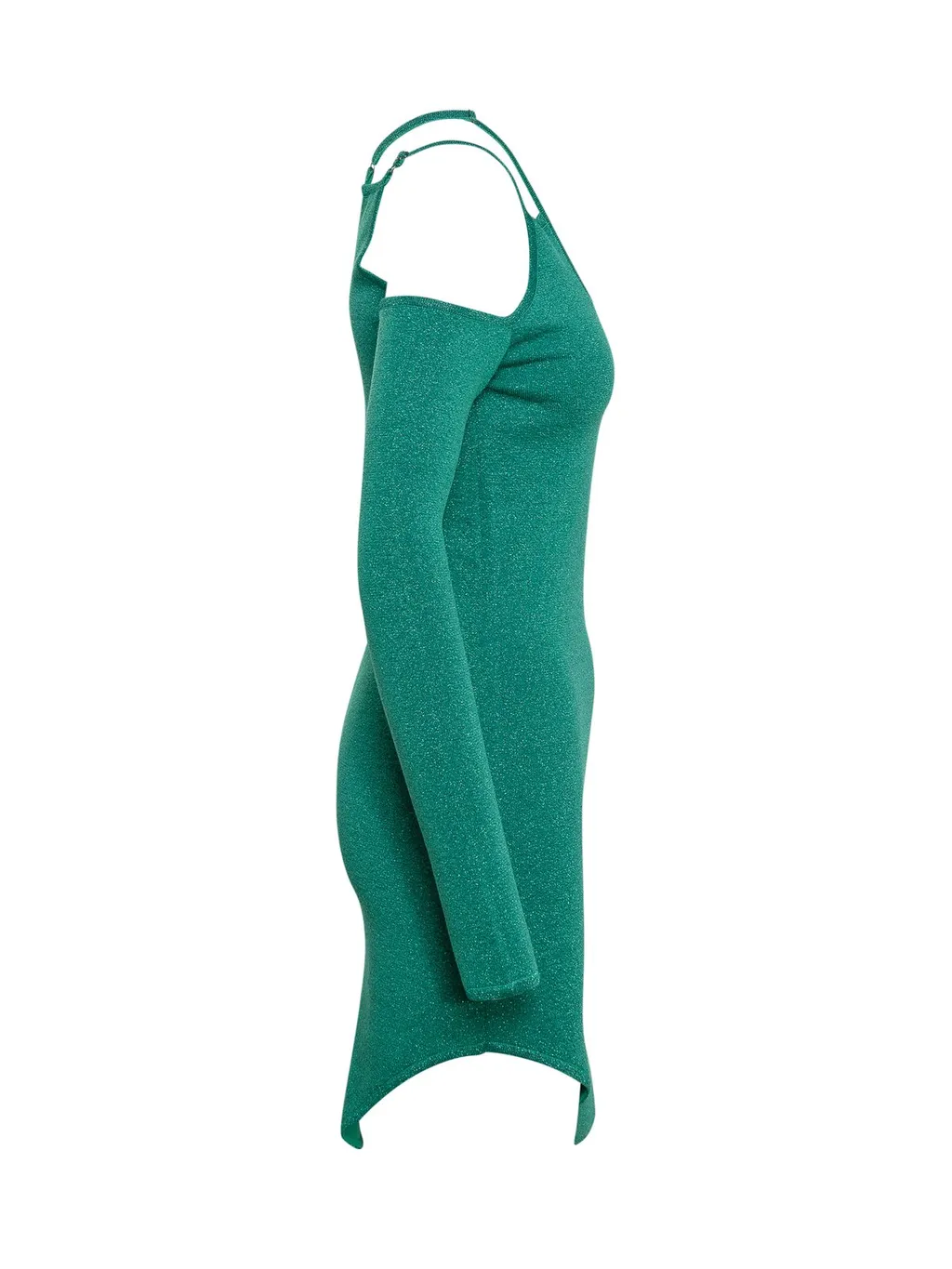 Asymmetrical Cut-Out Mini Dress