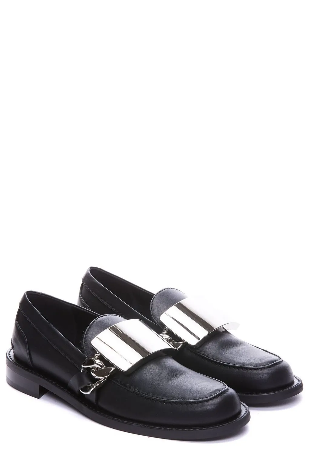 Loafers With Chain Detail