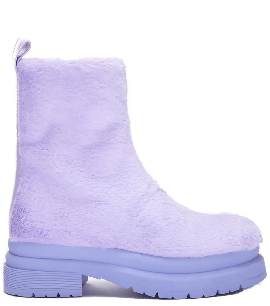 Fuzzy Platform Boots