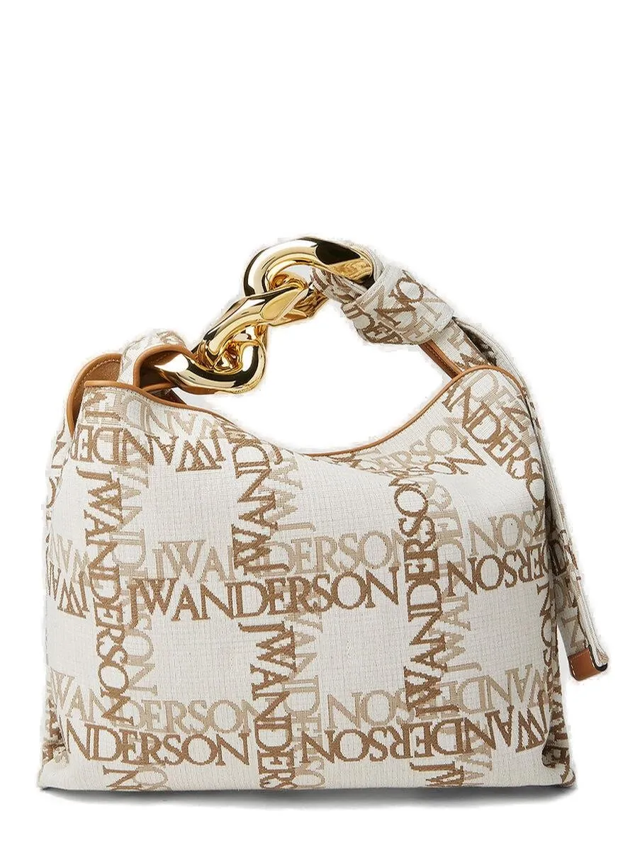 Logo Jacquard Shoulder Bag